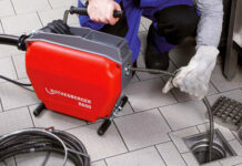 Máy thông cống lò xo