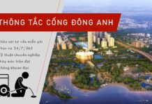 Dịch vụ thông tắc cống tại Đông Anh