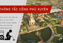 Dịch vụ thông tắc cống tại huyện Phú Xuyên